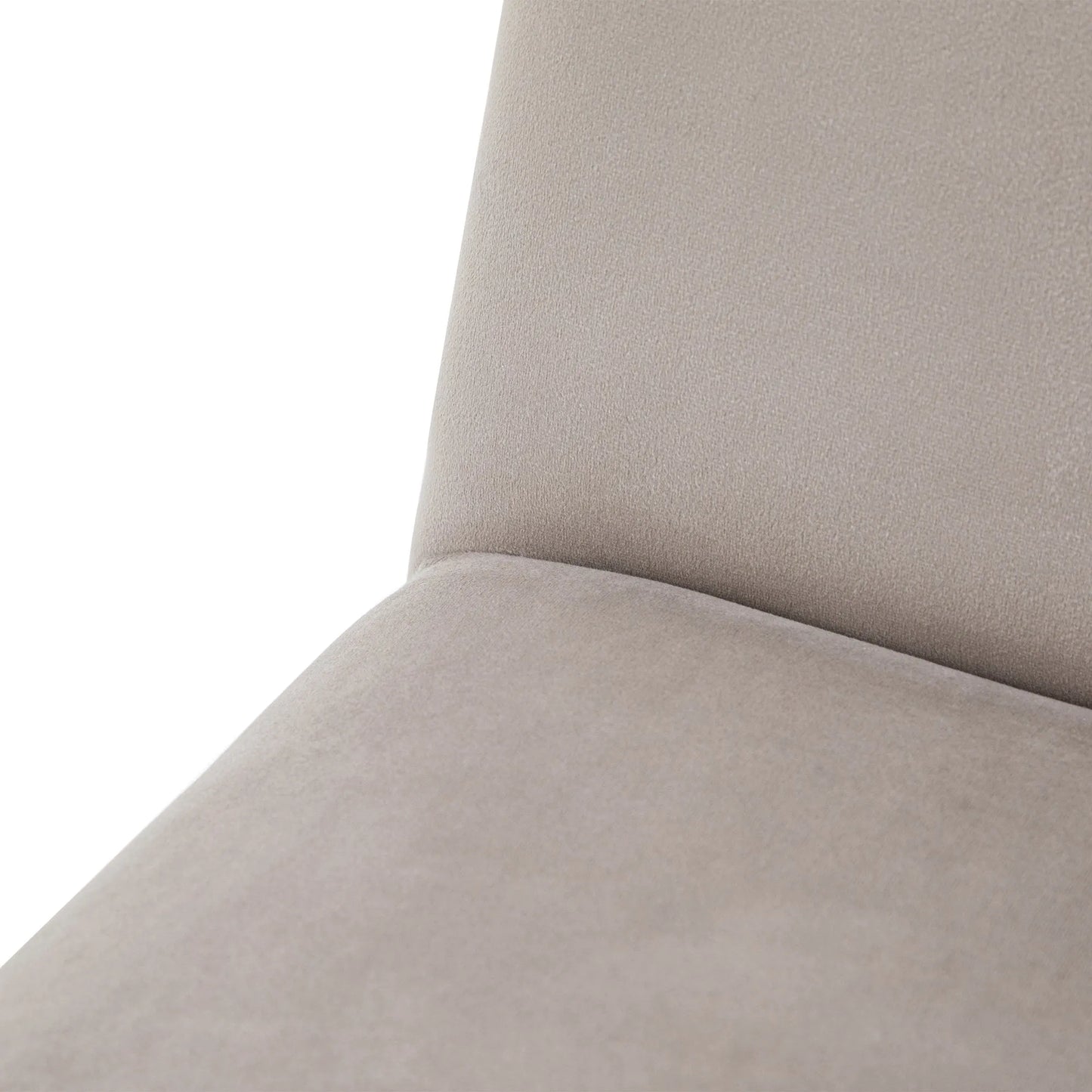 Gallery Direct Pair of Highgrove Dining Chairs in Dove Velvet