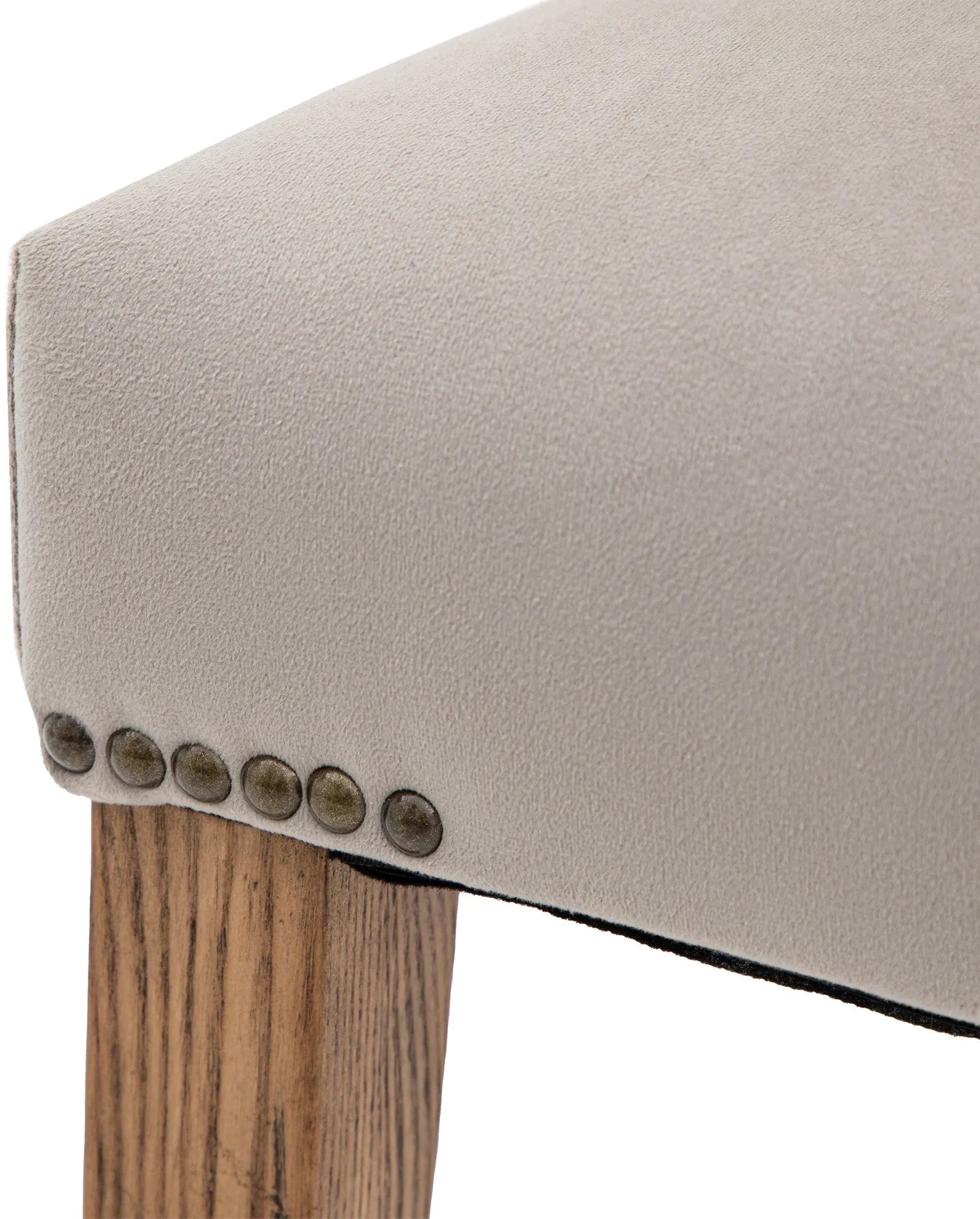 Gallery Direct Pair of Highgrove Dining Chairs in Dove Velvet