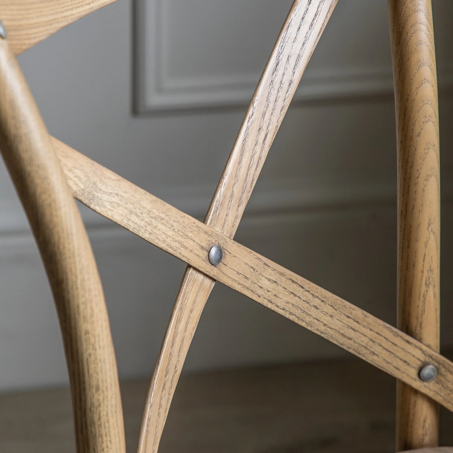 Gallery Direct Cafe Pair of Dining Chairs in Natural Rattan