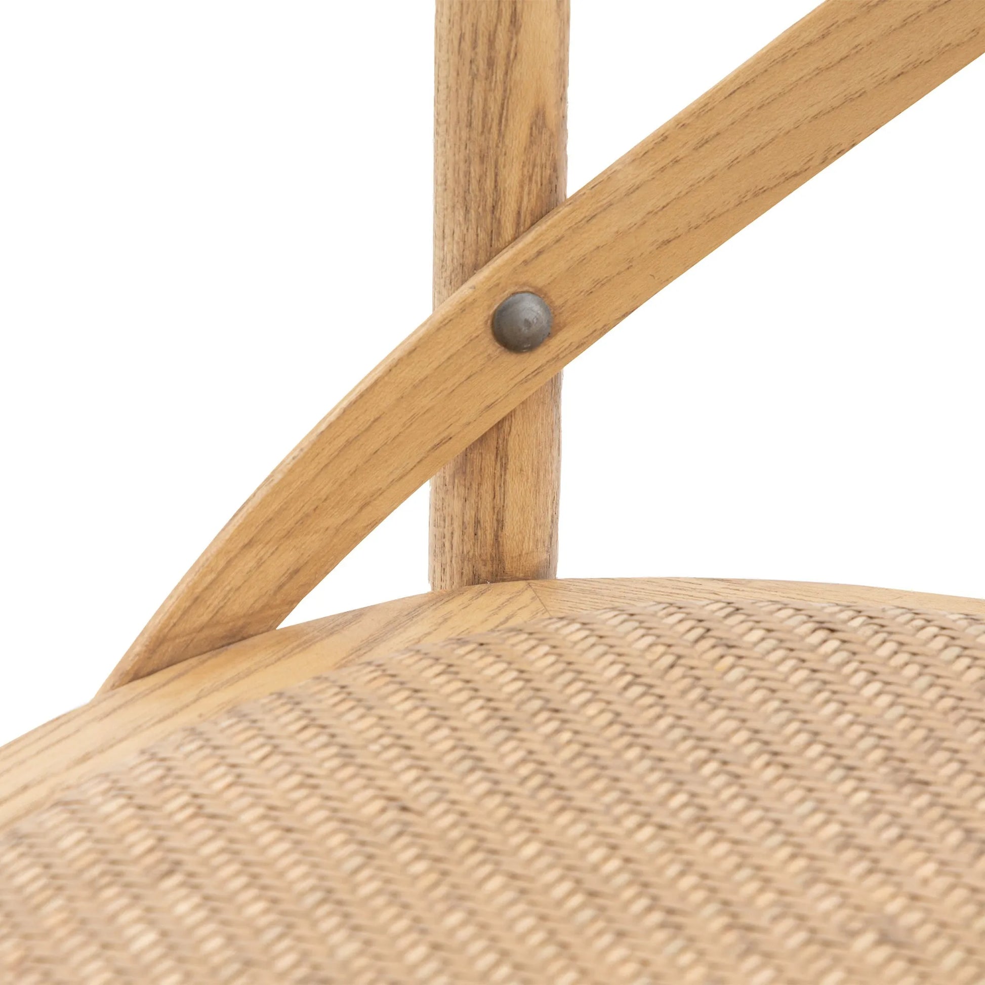 Gallery Direct Cafe Pair of Dining Chairs in Natural Rattan