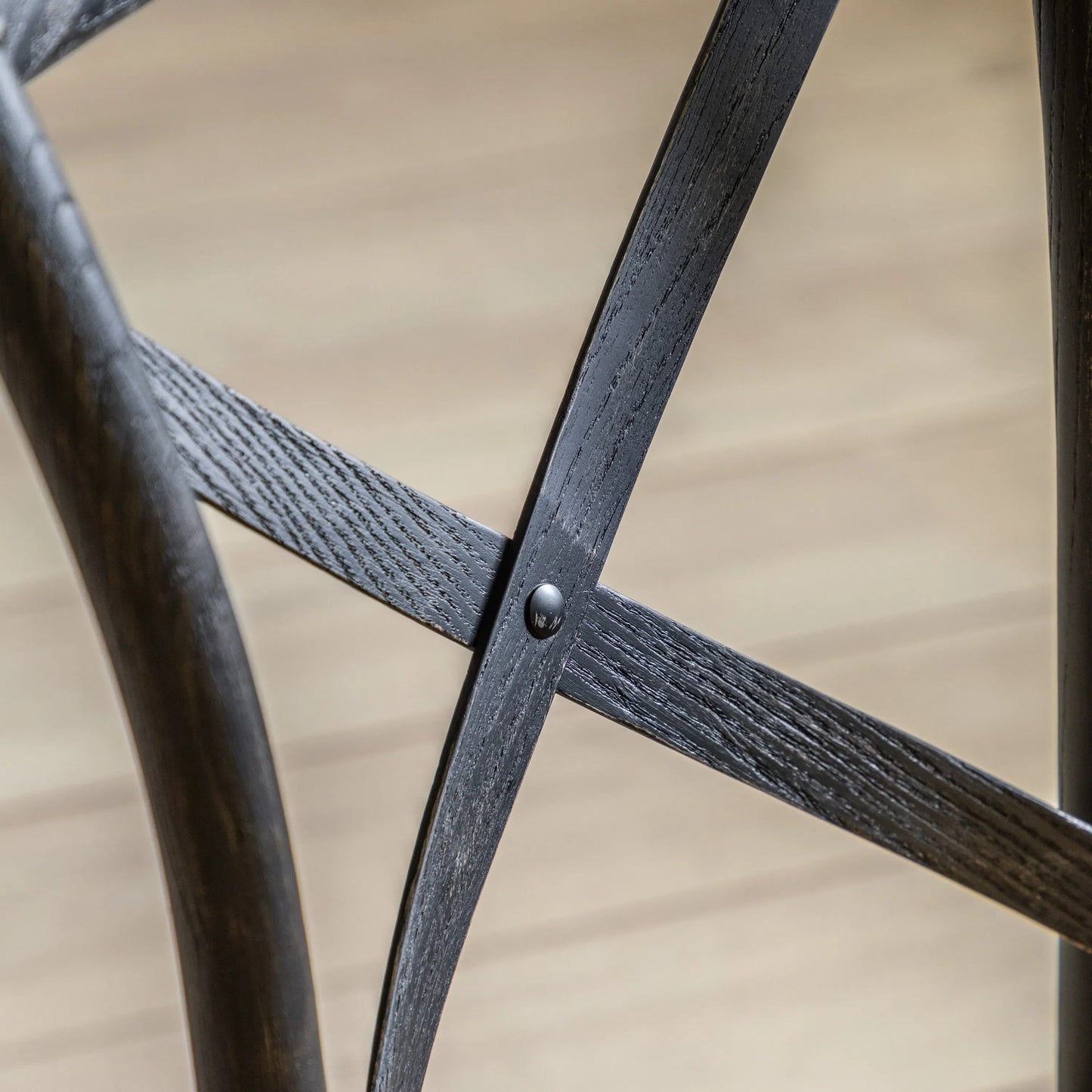 Gallery Direct Cafe Pair of Dining Chairs in Black Rattan