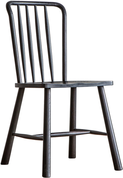 Gallery Direct Wycombe Pair of Dining Chairs Black