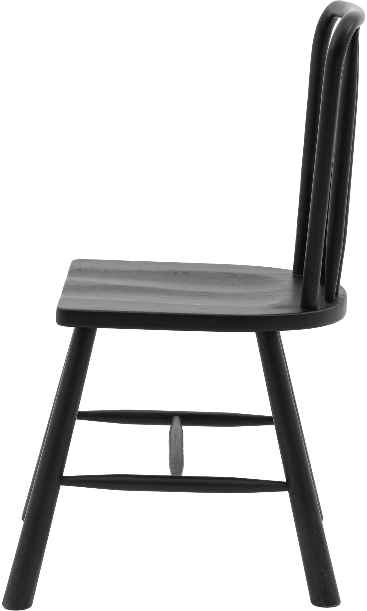 Gallery Direct Wycombe Pair of Dining Chairs Black