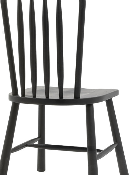 Gallery Direct Wycombe Pair of Dining Chairs Black