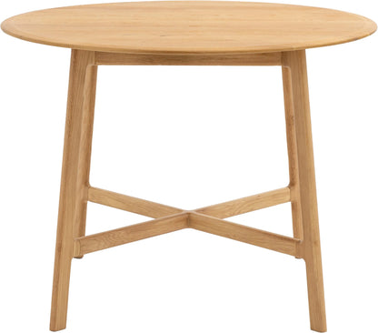 Gallery Direct Madrid Round Dining Table in Oak