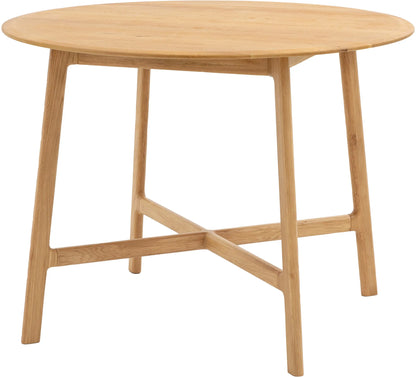 Gallery Direct Madrid Round Dining Table in Oak