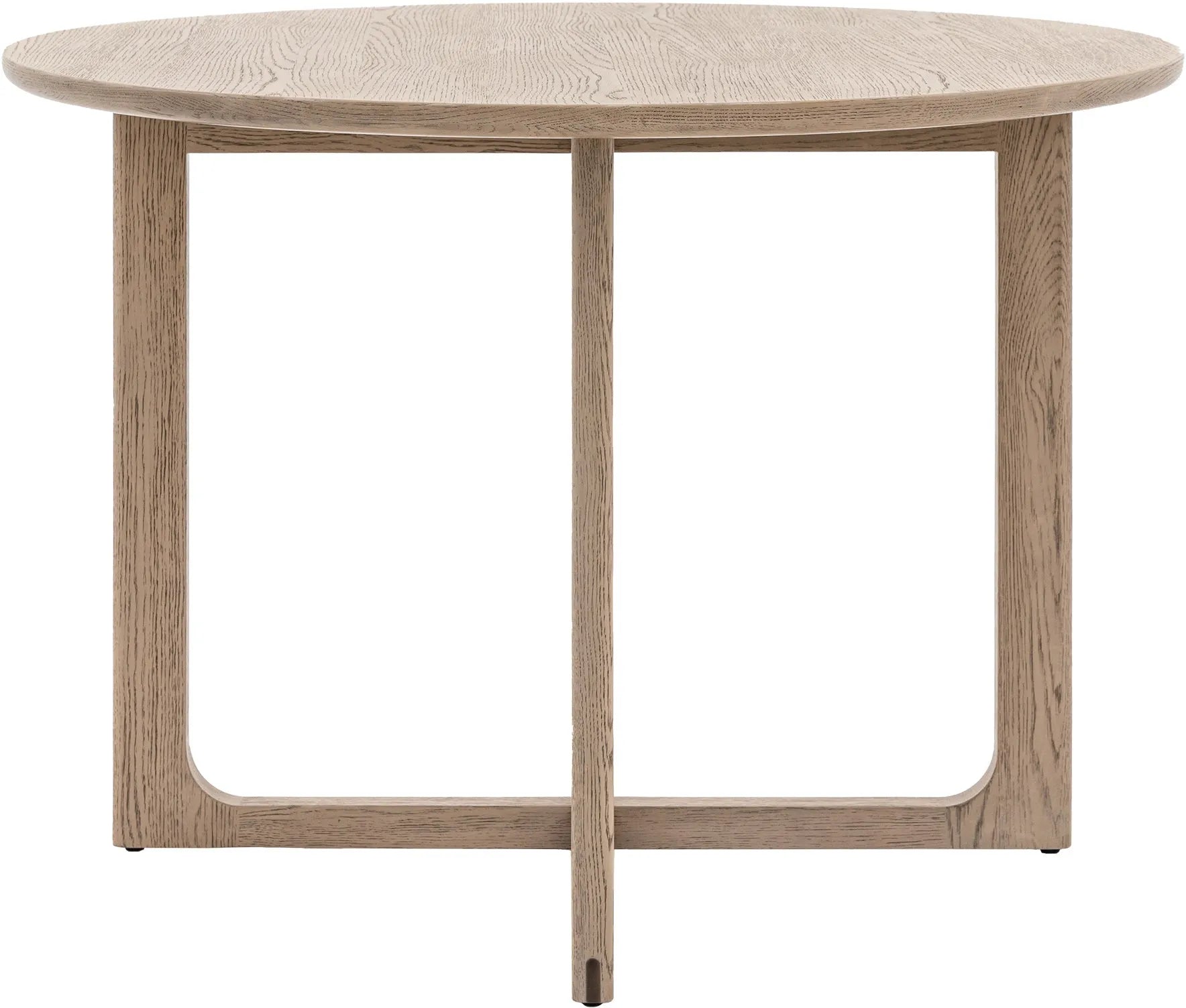Gallery Direct Craft Round Dining Table Smoked