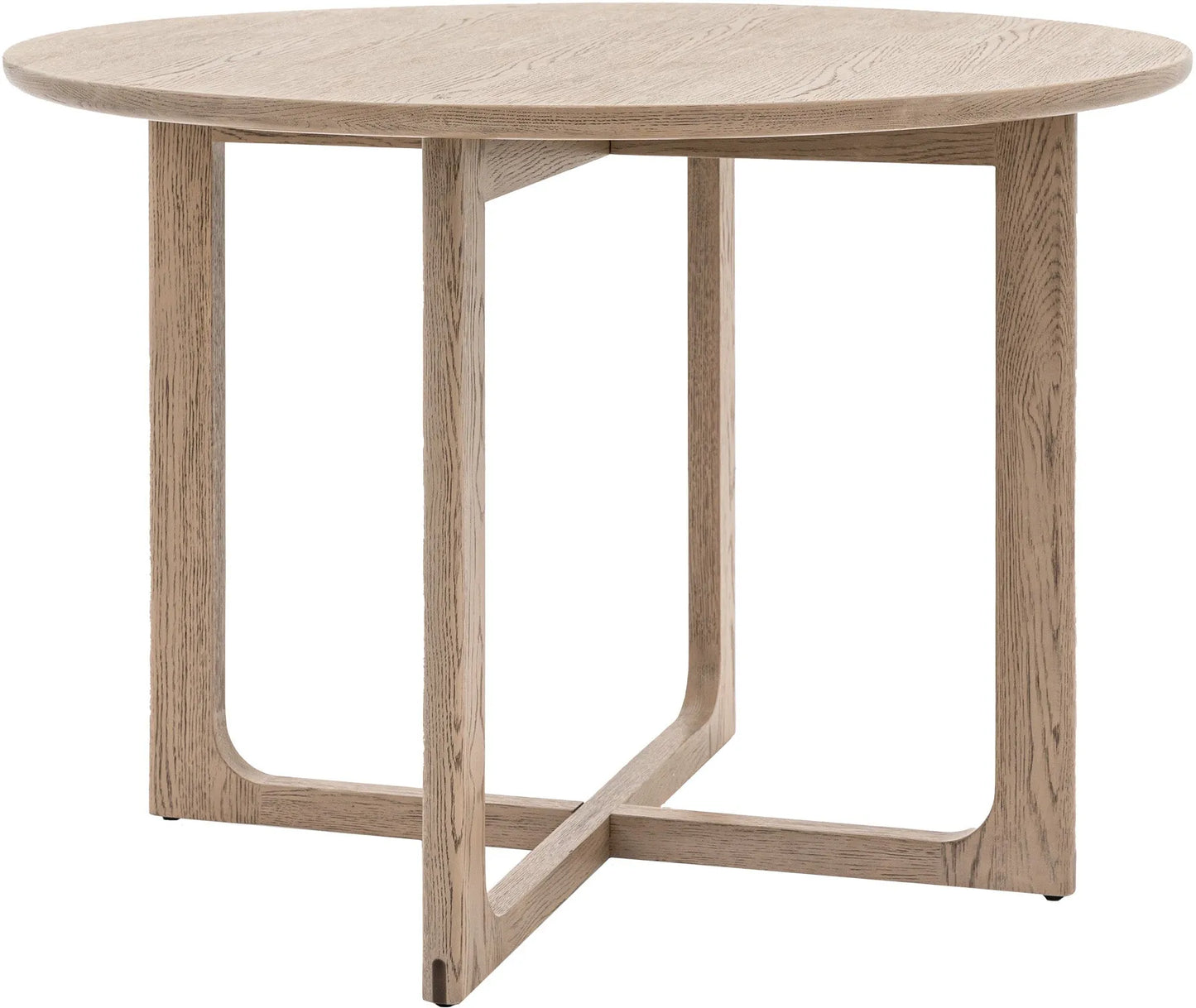 Gallery Direct Craft Round Dining Table Smoked