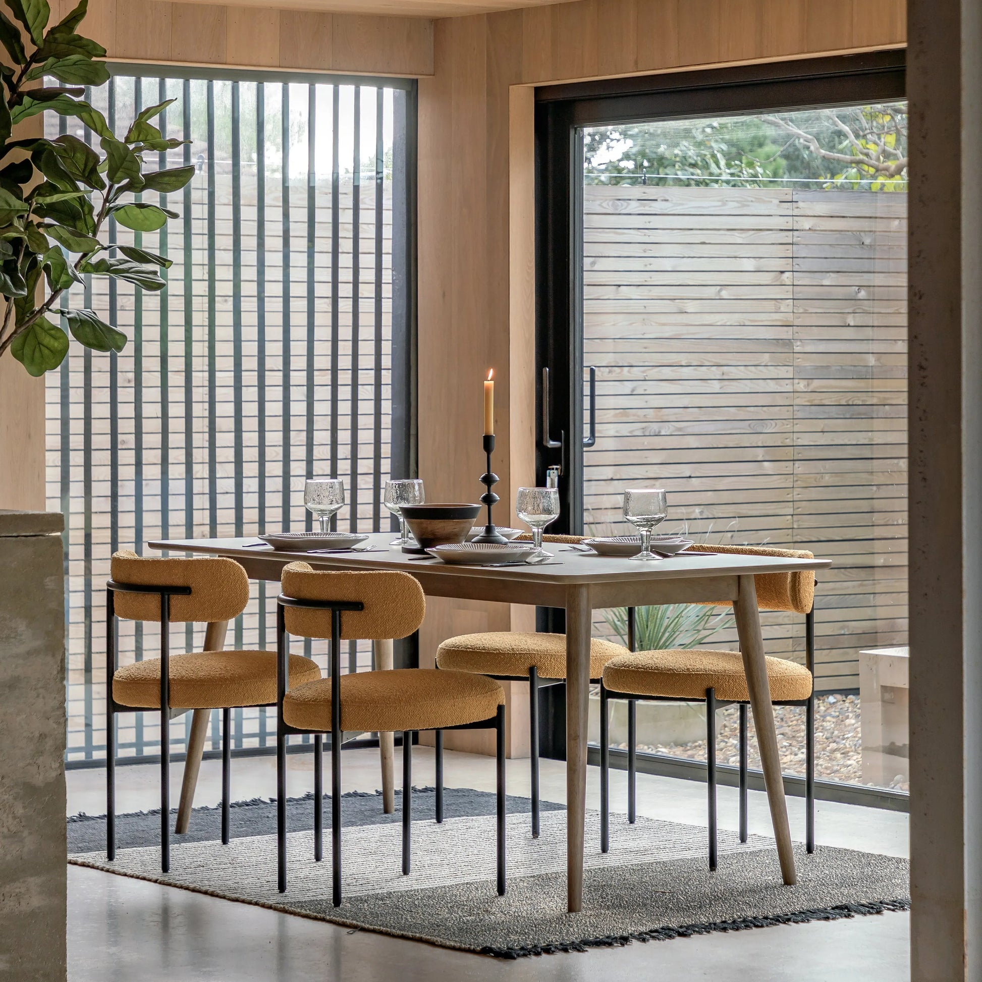 Gallery Direct Panelled Dining Table