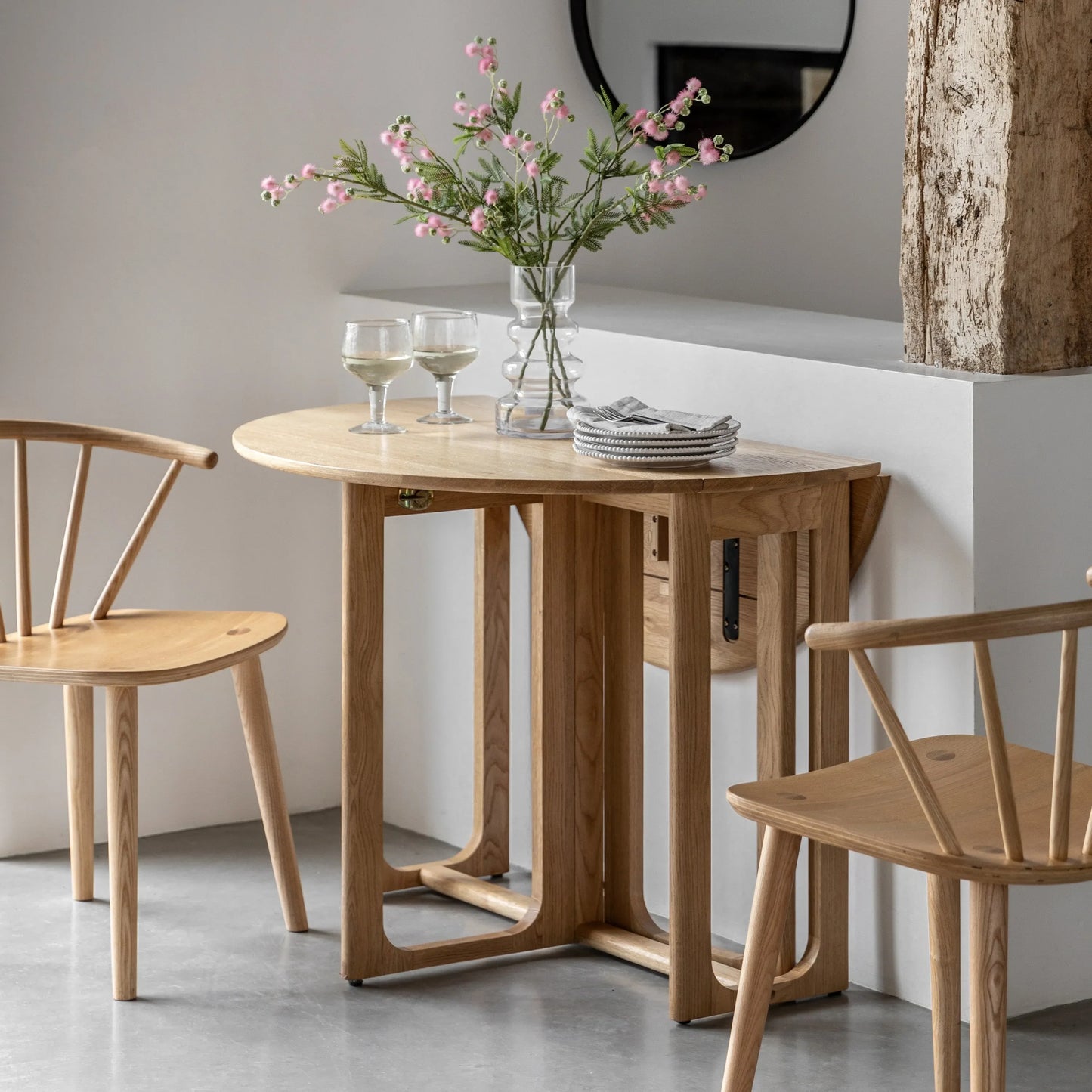 Gallery Direct Craft Folding Dining Table in Natural