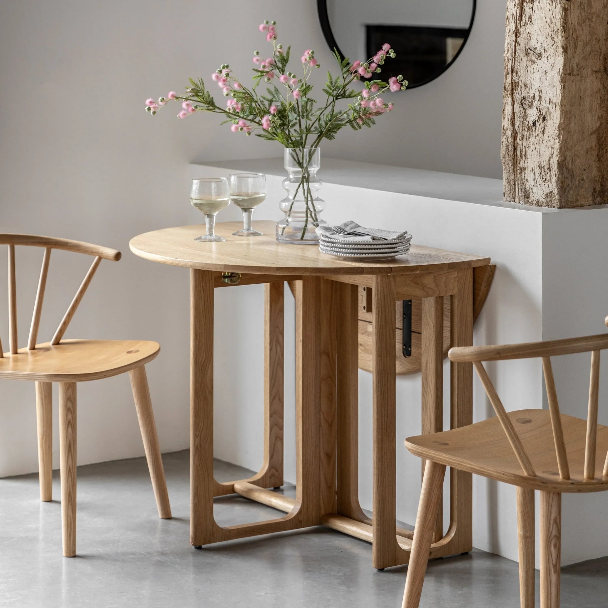 Gallery Direct Craft Folding Dining Table in Natural