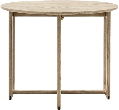 Gallery Direct Craft Folding Dining Table Smoked
