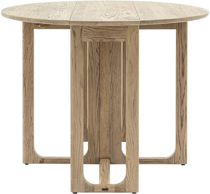 Gallery Direct Craft Folding Dining Table Smoked