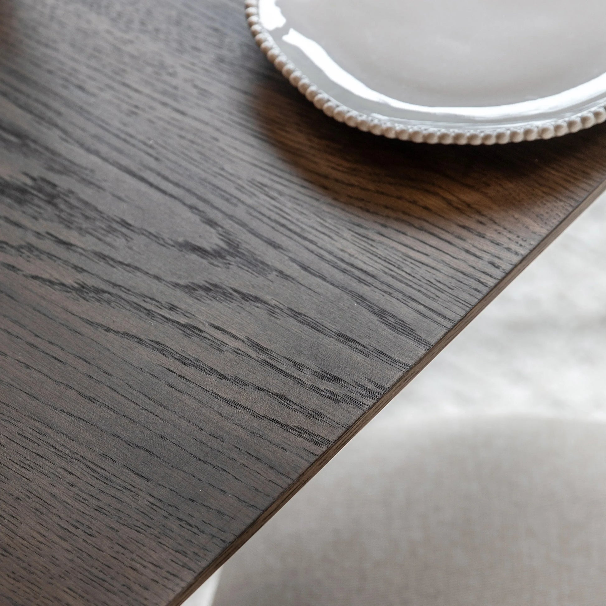 Gallery Direct Hatfield Square Dining Table Smoked