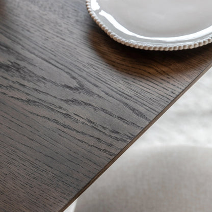 Gallery Direct Hatfield Square Dining Table Smoked