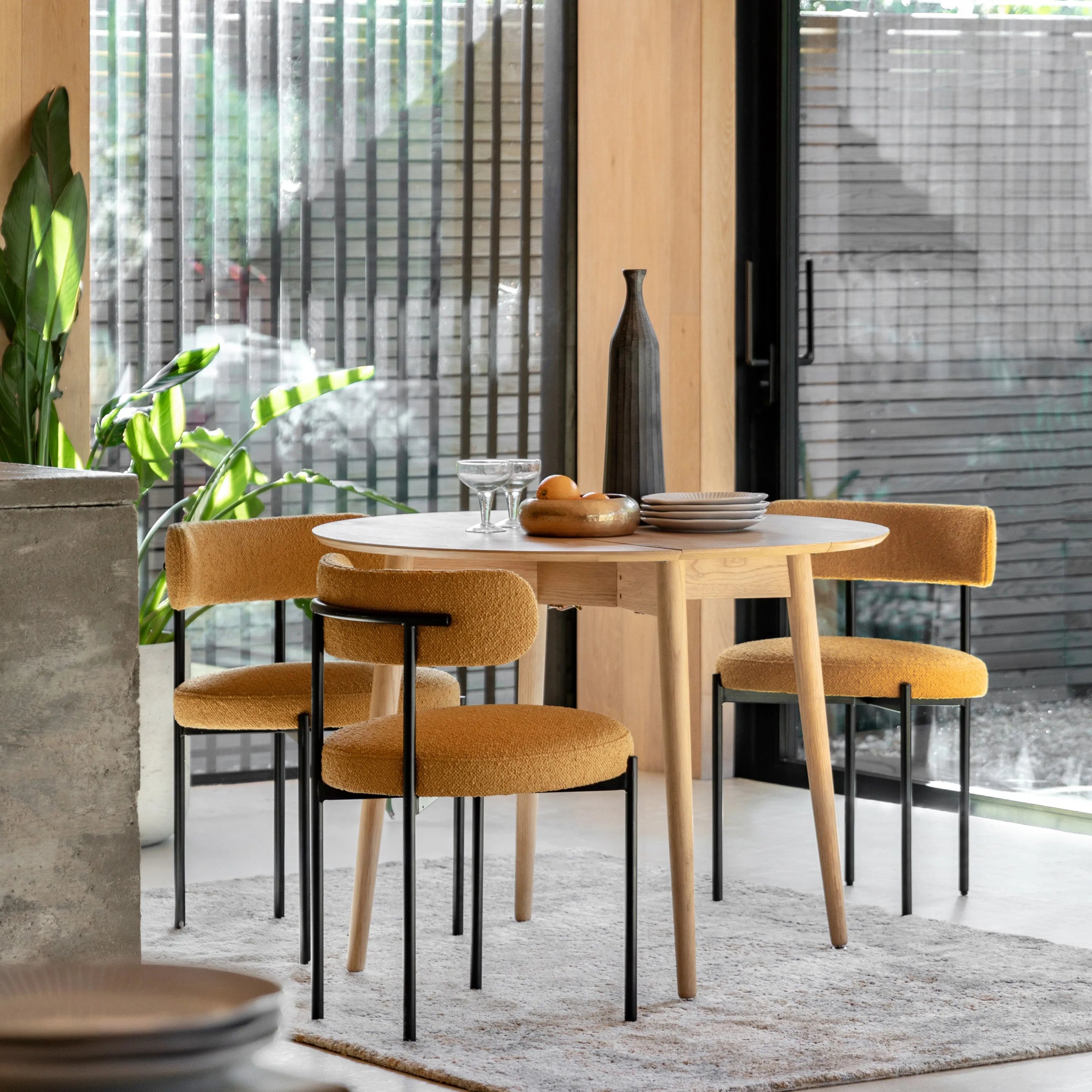 Gallery Direct Hatfield Round Dining Table Natural