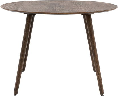 Gallery Direct Hatfield Round Dining Table Smoked
