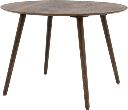 Gallery Direct Hatfield Round Dining Table Smoked