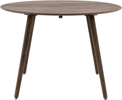 Gallery Direct Hatfield Round Dining Table Smoked