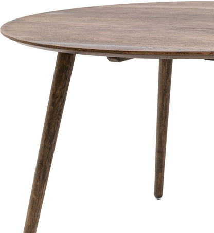 Gallery Direct Hatfield Round Dining Table Smoked