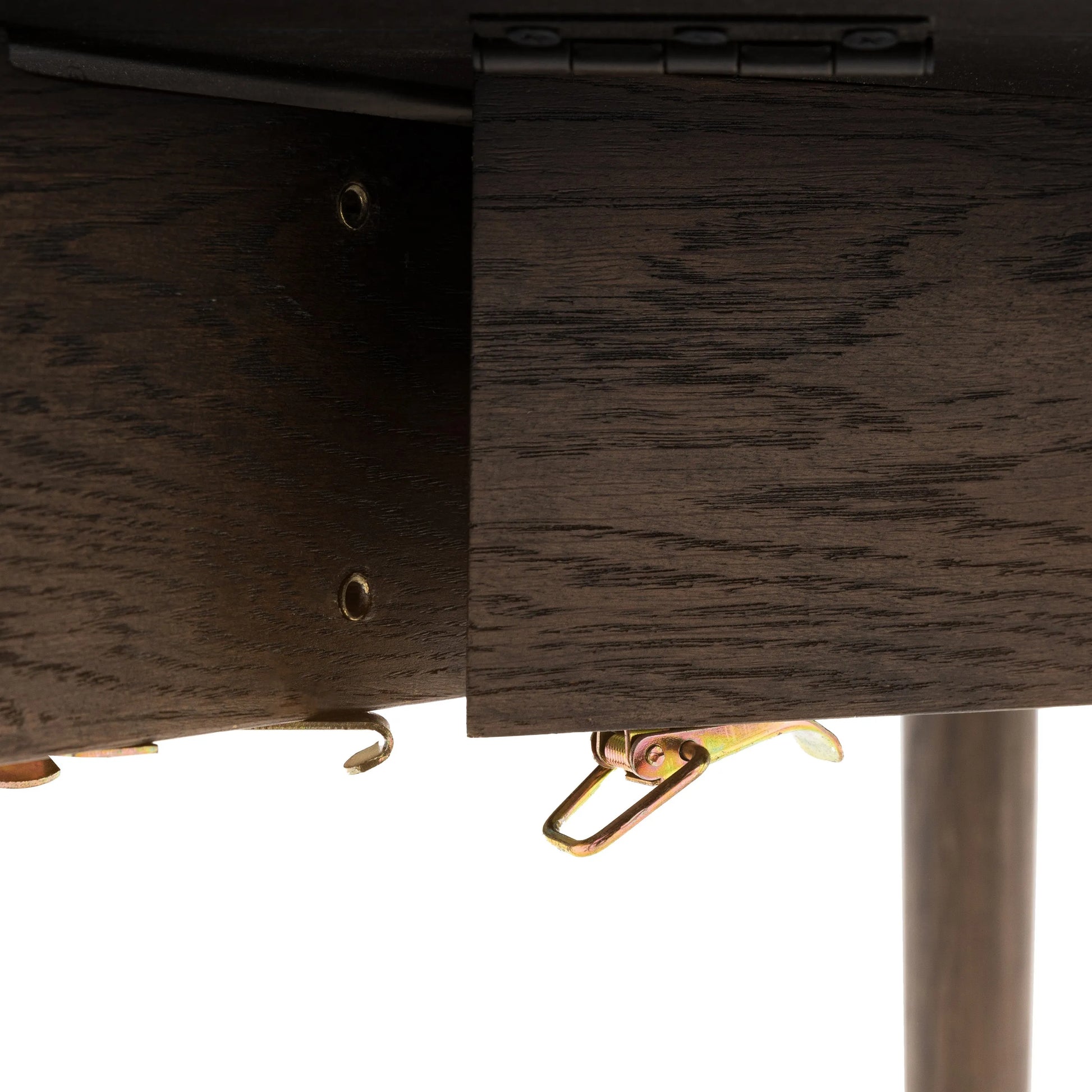 Gallery Direct Hatfield Folding Dining Table Smoked