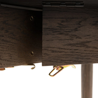 Gallery Direct Hatfield Folding Dining Table Smoked