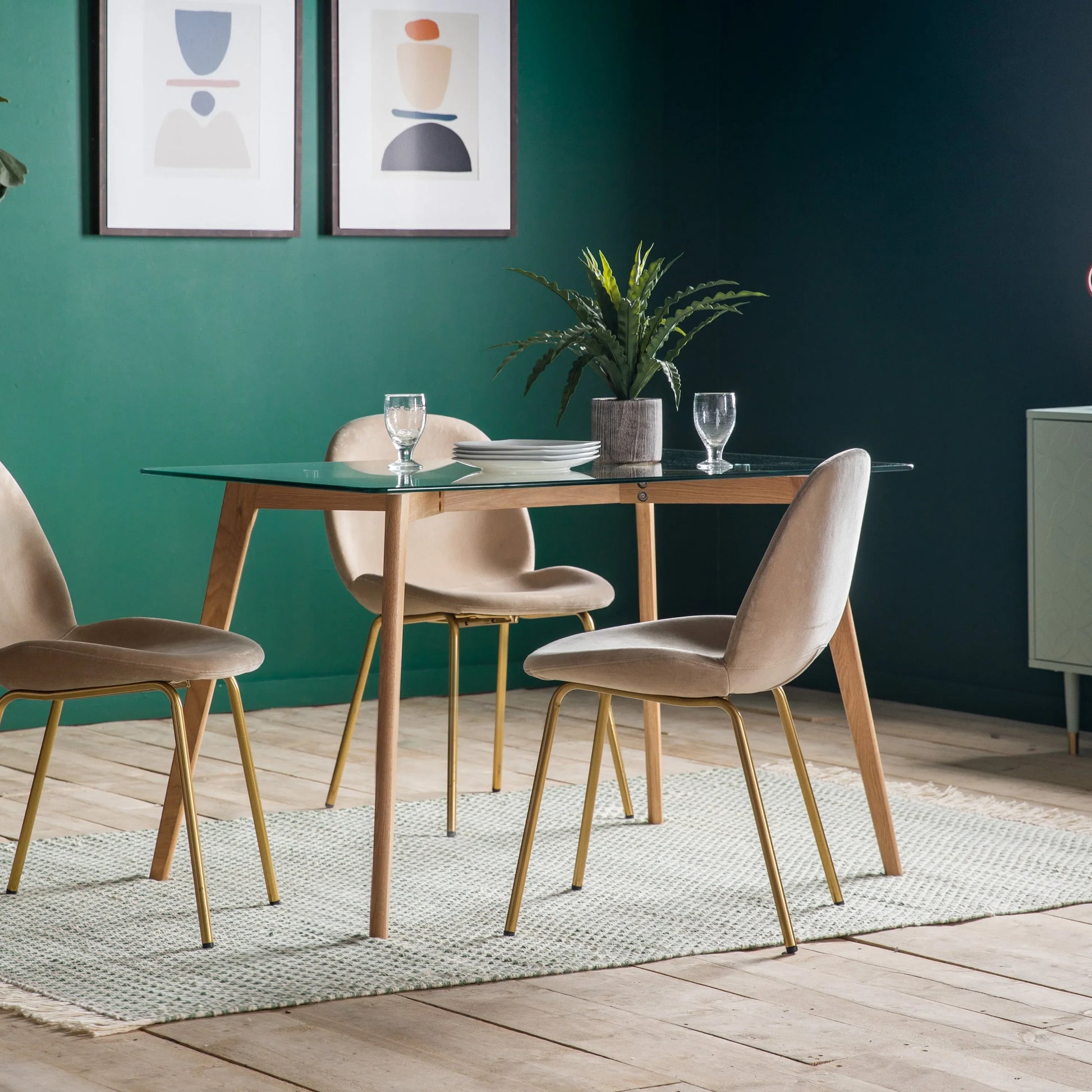 Gallery Direct Blair Dining Table in Oak