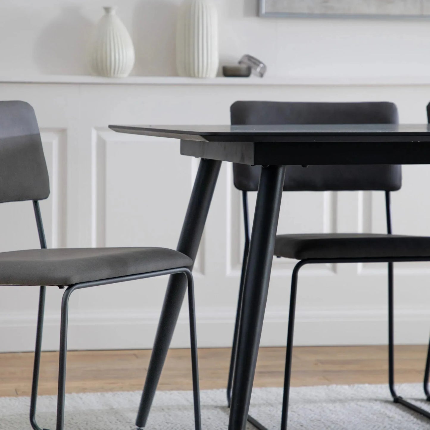 Gallery Direct Astley Dining Table Black