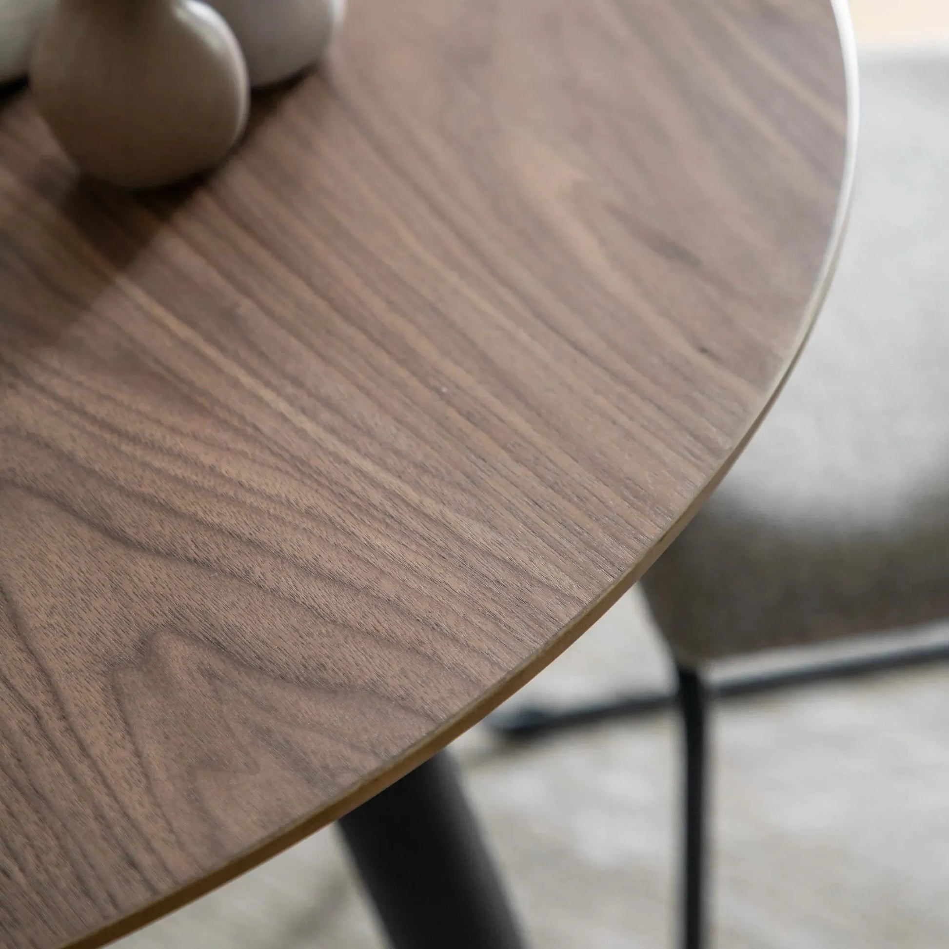 Gallery Direct Astley Round Dining Table Walnut