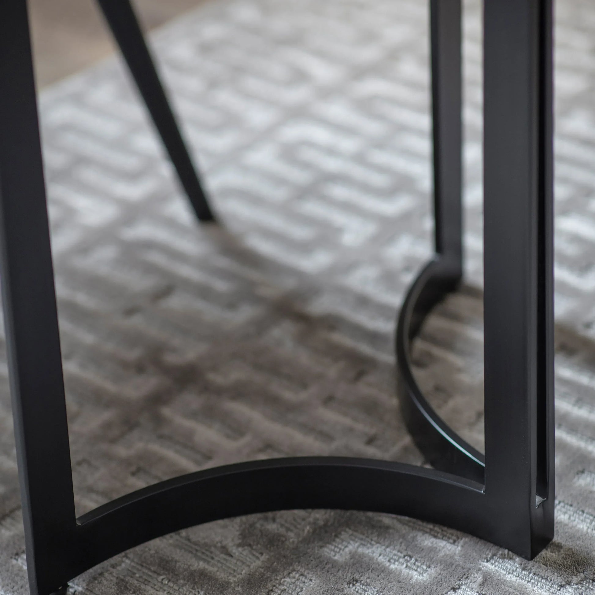 Gallery Direct Everton Dining Table in Black