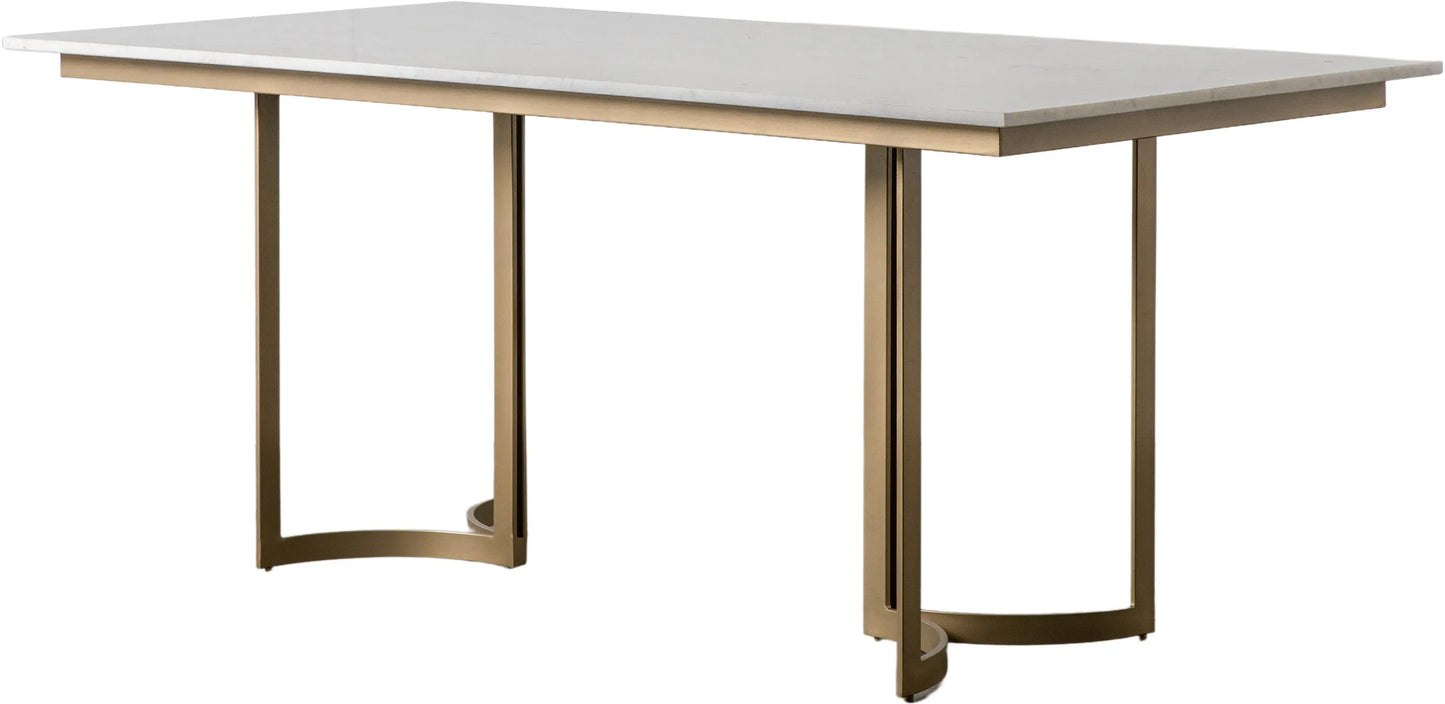 Gallery Direct Everton Dining Table in Gold