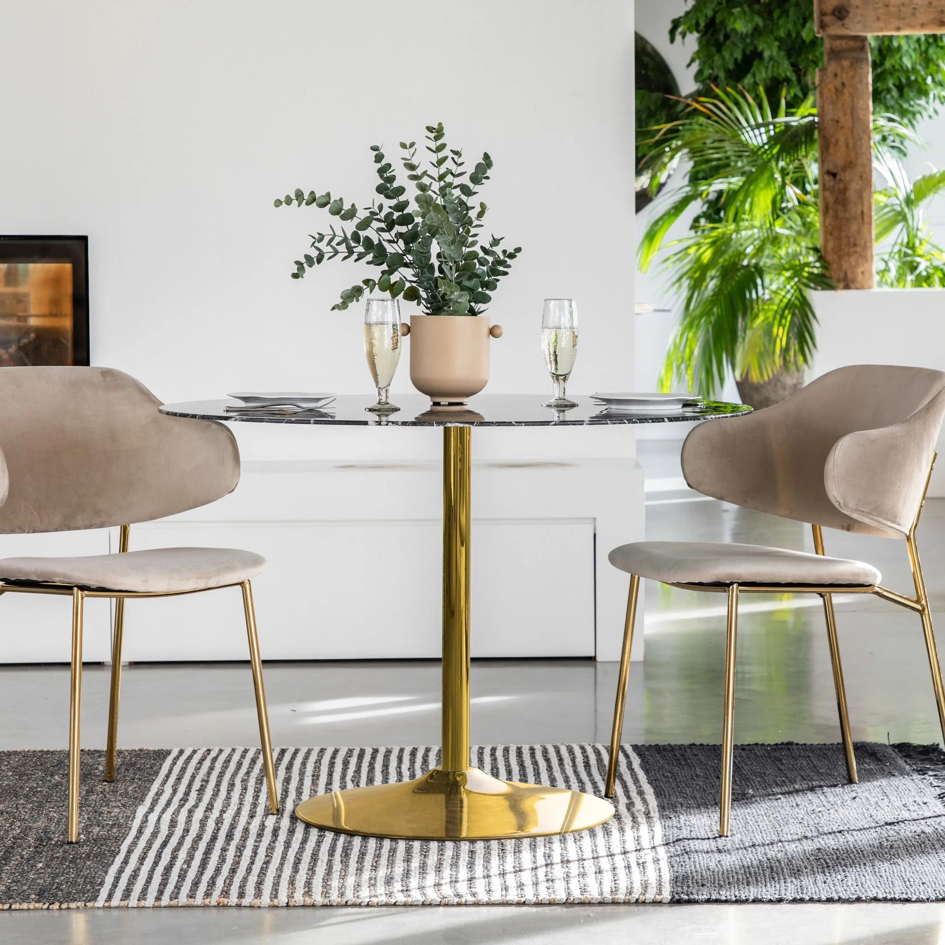 Gallery Direct Fielding Dining Table in Black