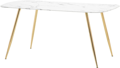 Gallery Direct Evans Dining Table White Effect