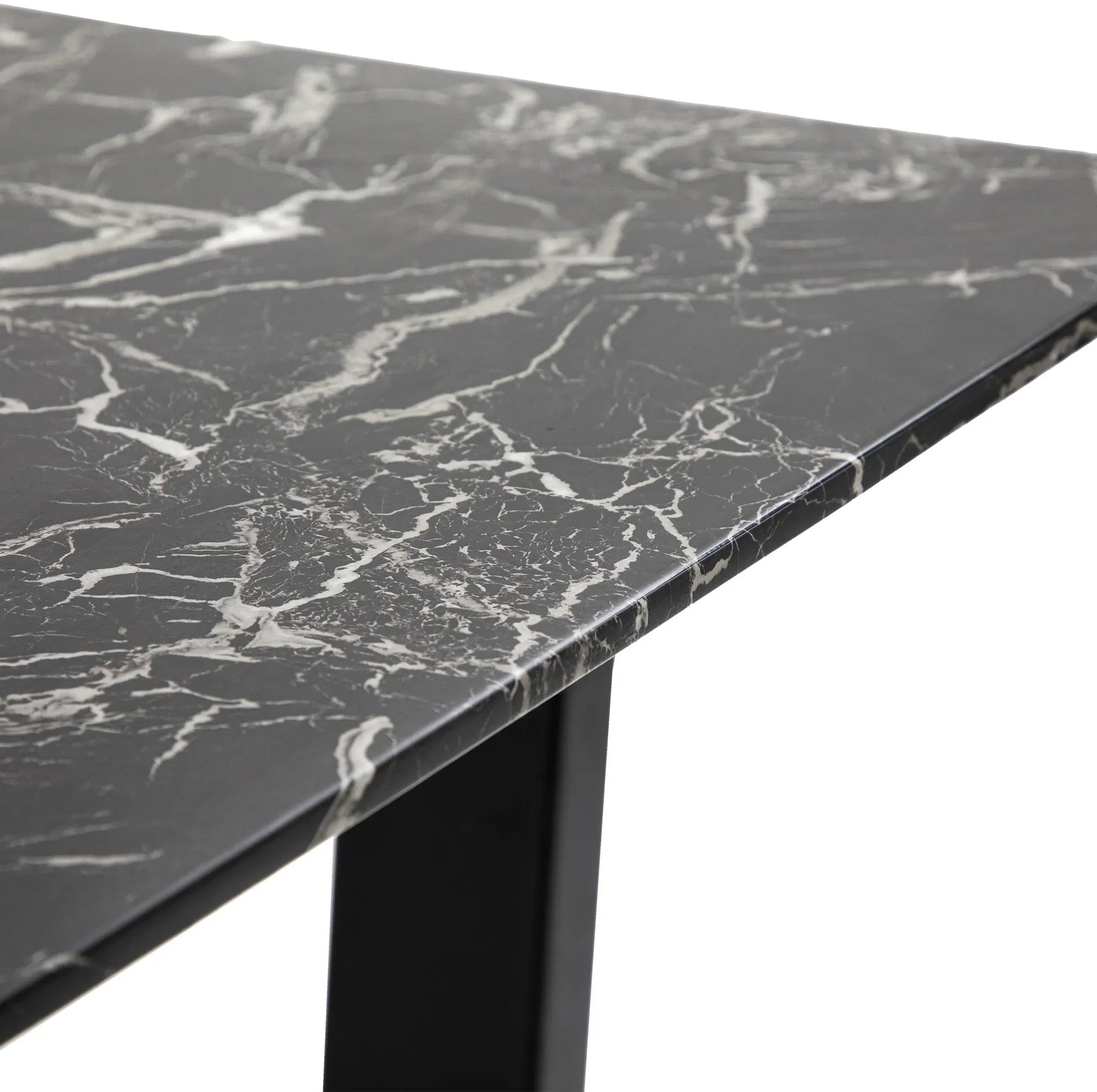 Gallery Direct Davidson Dining Table in Black