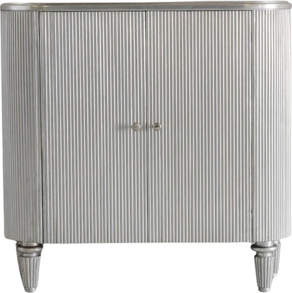 Gallery Direct Jeeves Drinks Cabinet in Silver