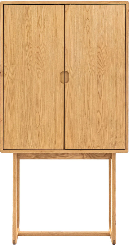 Gallery Direct Craft Cocktail Cabinet in Natural