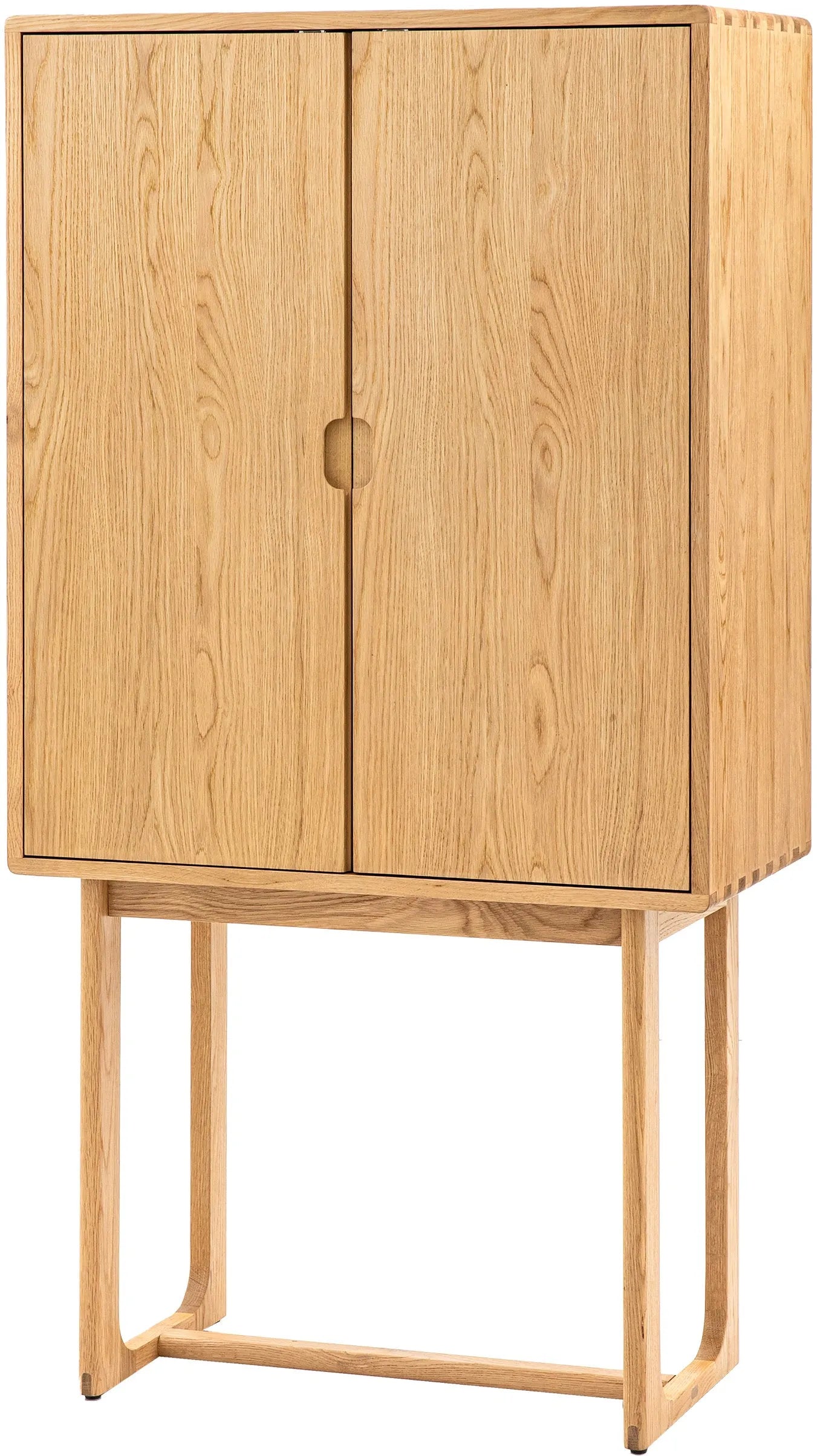 Gallery Direct Craft Cocktail Cabinet in Natural