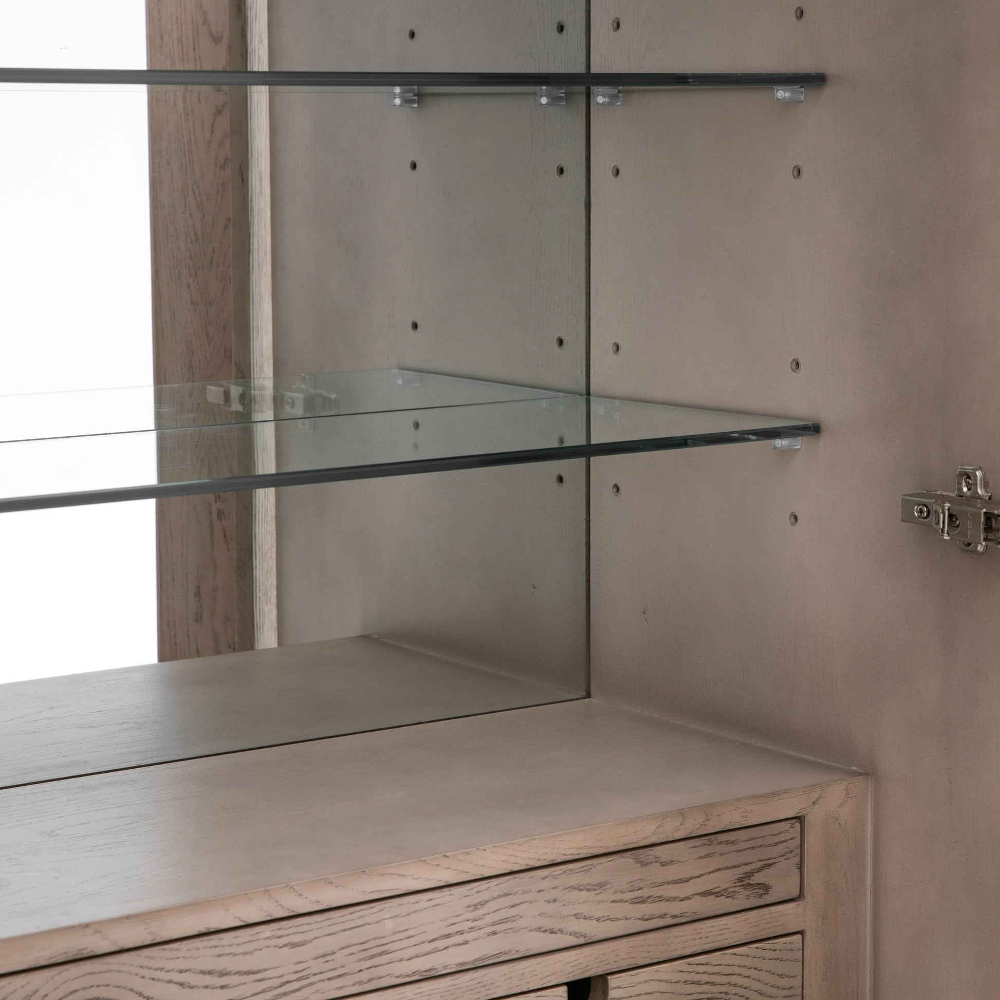 Gallery Direct Craft Cocktail Cabinet Smoked