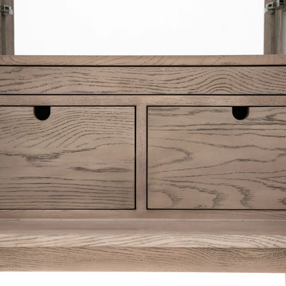 Gallery Direct Craft Cocktail Cabinet Smoked