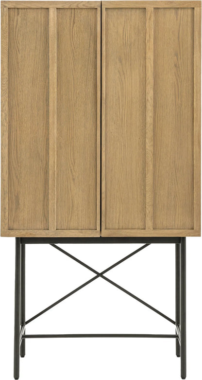 Gallery Direct Panelled 2 Door Cocktail Cabinet