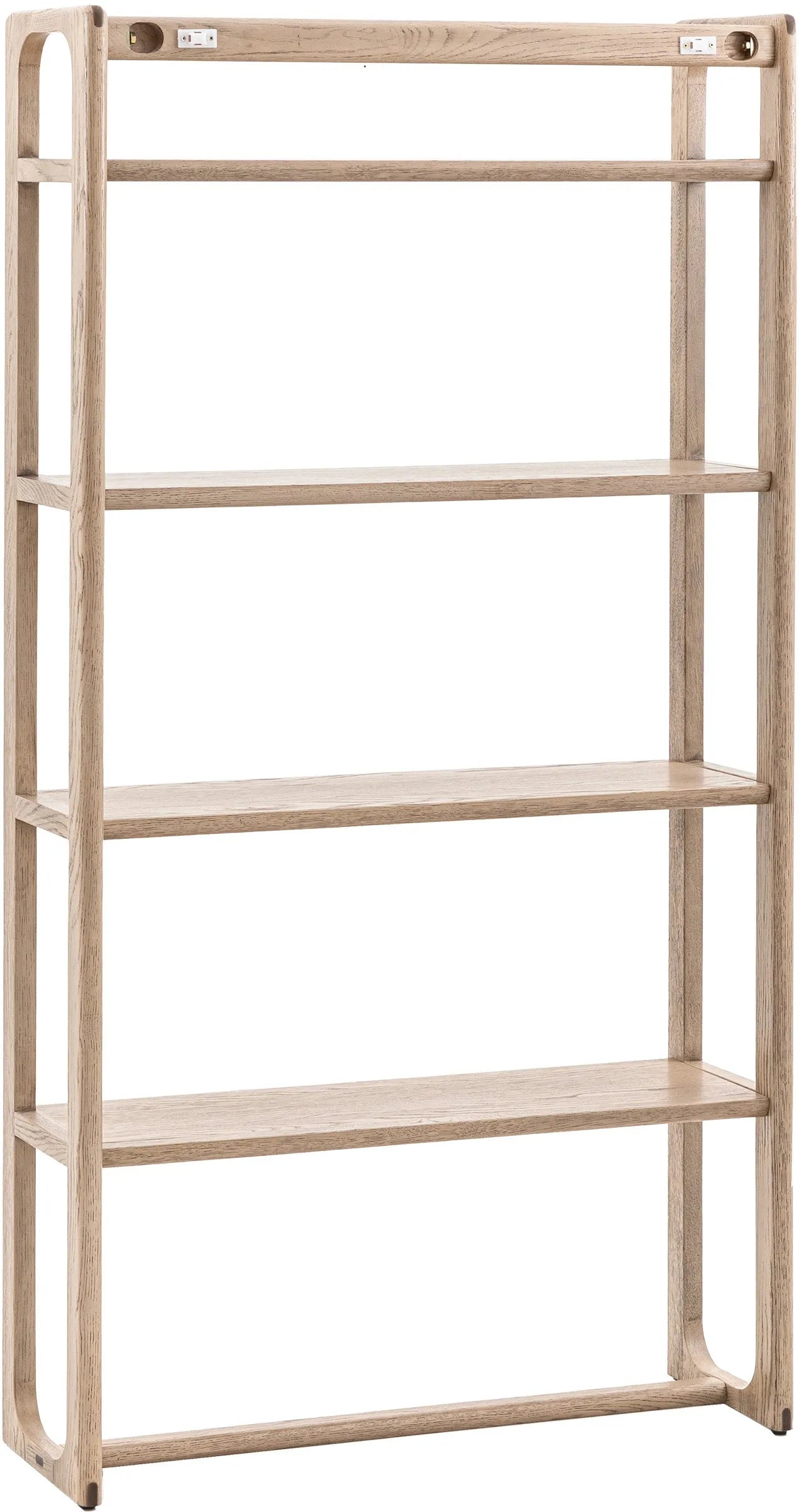 Gallery Direct Craft Tall Open Display Smoked