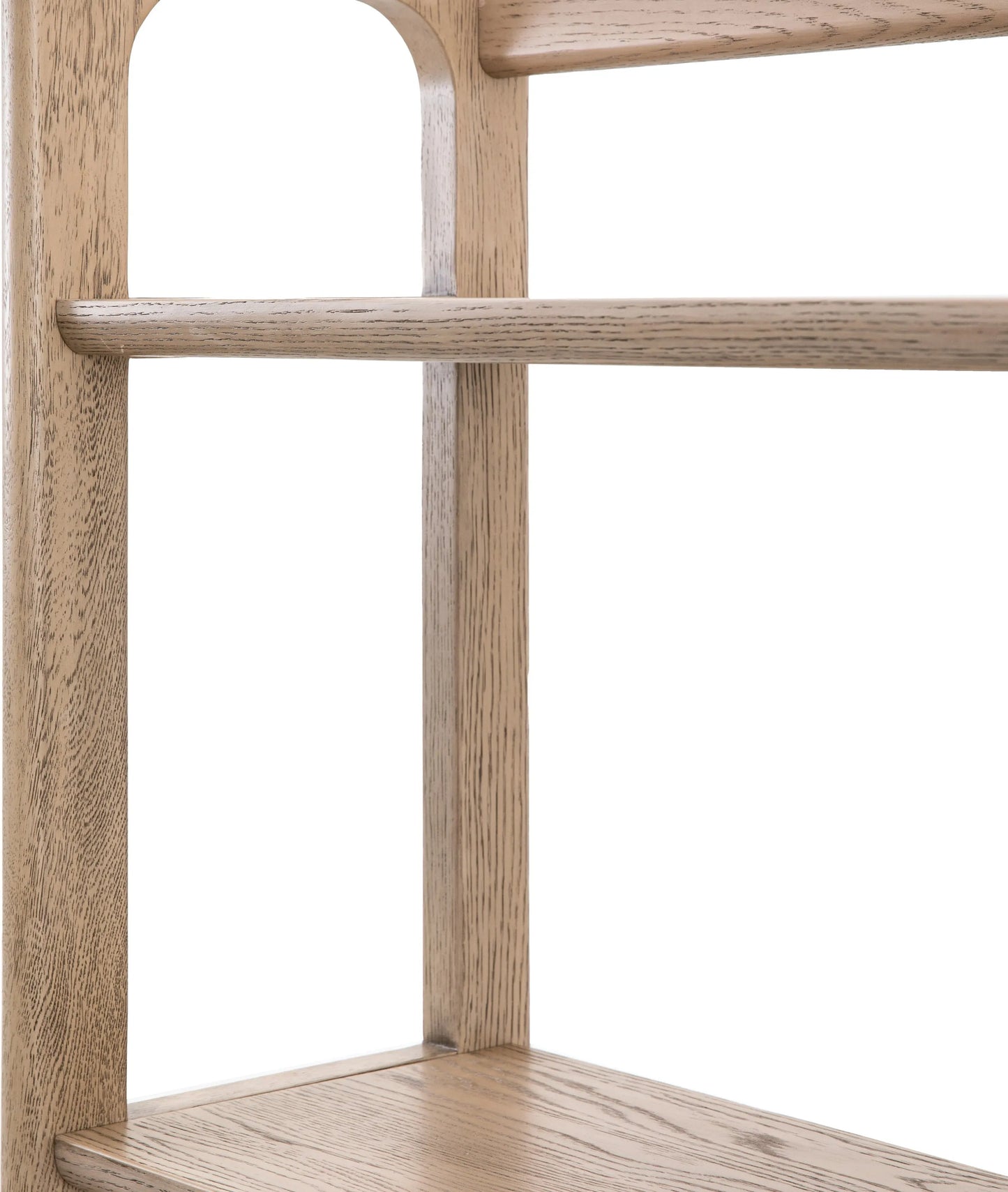 Gallery Direct Craft Tall Open Display Smoked