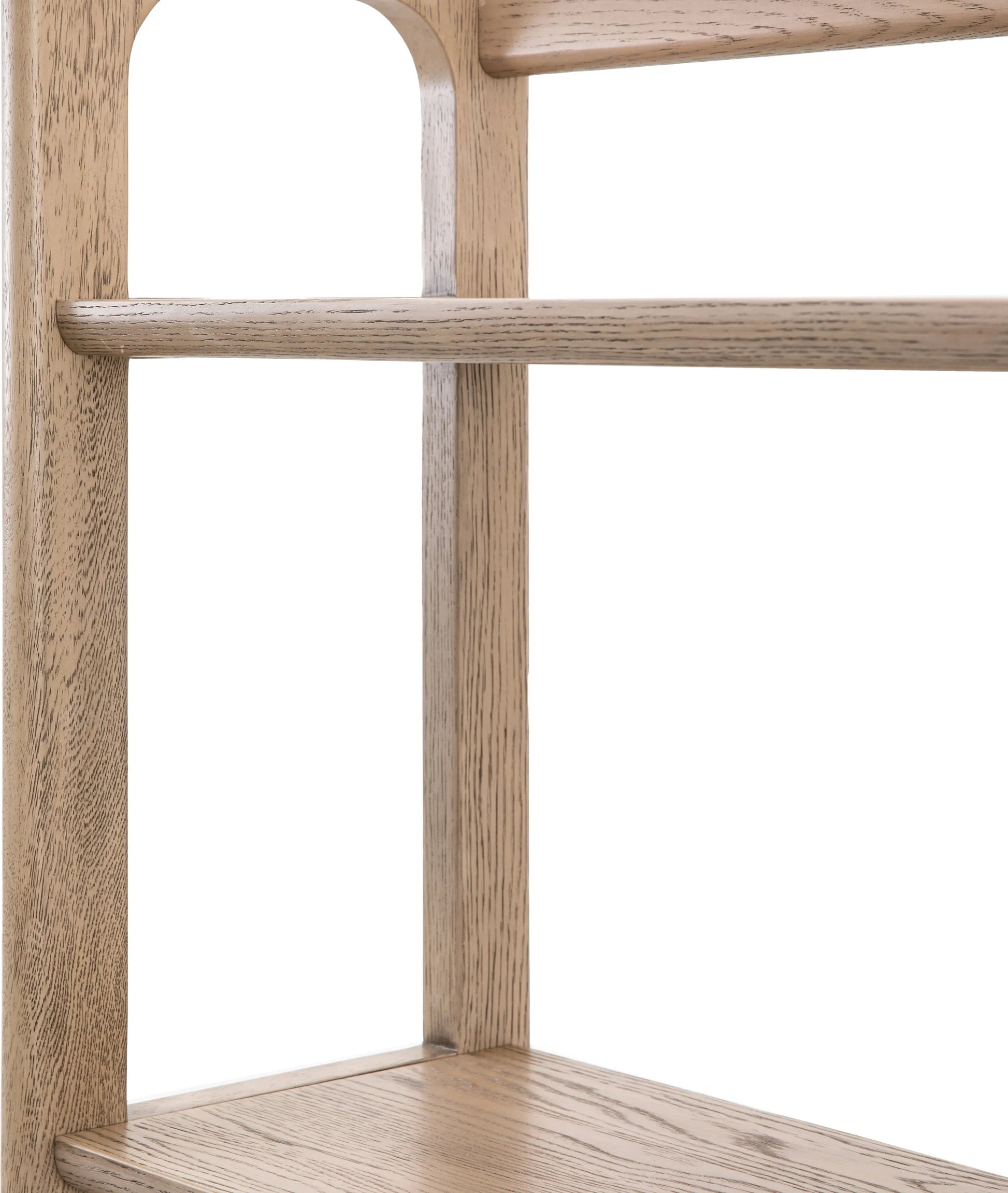 Gallery Direct Craft Tall Open Display Smoked