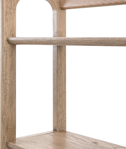 Gallery Direct Craft Tall Open Display Smoked