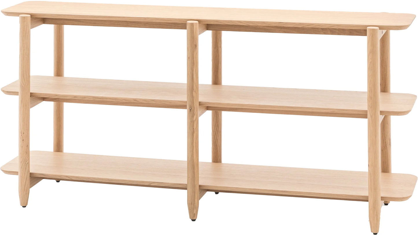 Gallery Direct Hatfield Wide Open Display Natural