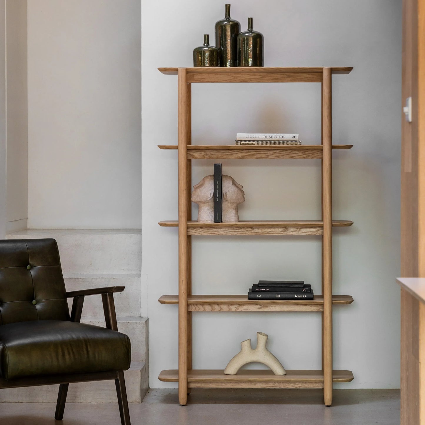 Gallery Direct Hatfield Tall Open Display Natural