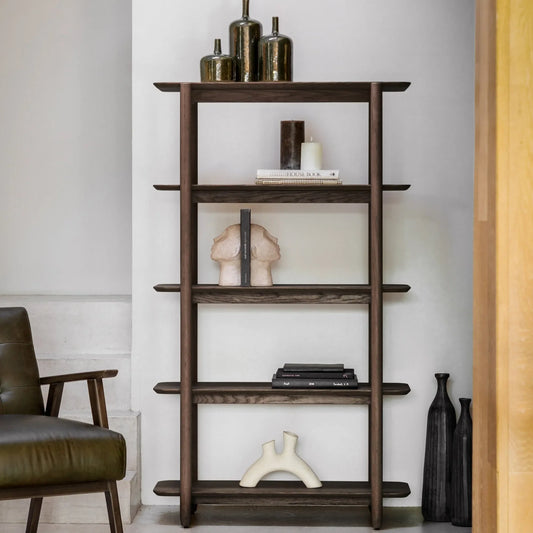 Gallery Direct Hatfield Tall Open Display Smoked