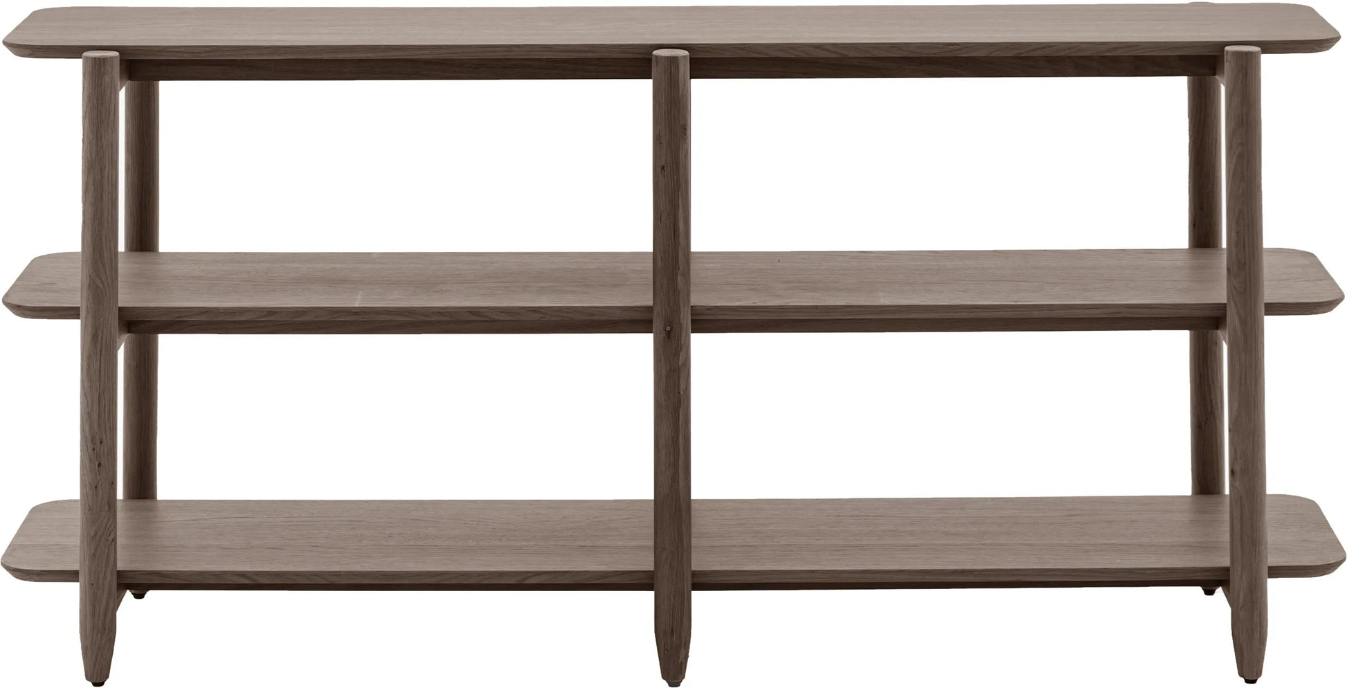 Gallery Direct Hatfield Wide Open Display Smoked