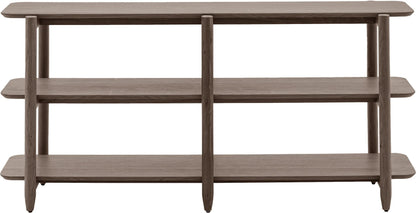 Gallery Direct Hatfield Wide Open Display Smoked