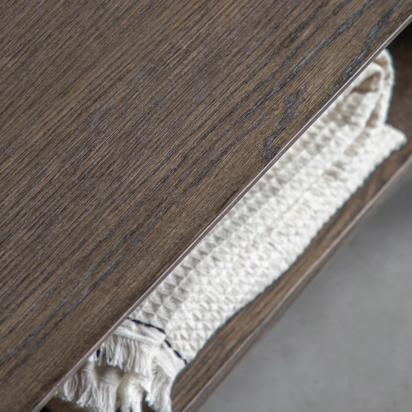 Gallery Direct Hatfield Wide Open Display Smoked